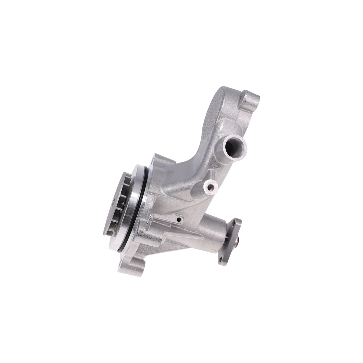 Straight vane Coyote water pump for standard and reverse rotation front drives