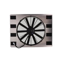 Top Street Performance Universal Single Fan 23 3/4" Fan Shroud Kit - front view