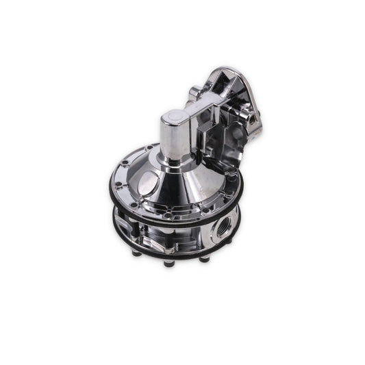 Chevy Small Block 6-Valve 7.5 PSI 110 GPH Mechanical Fuel Pump - Chrome
