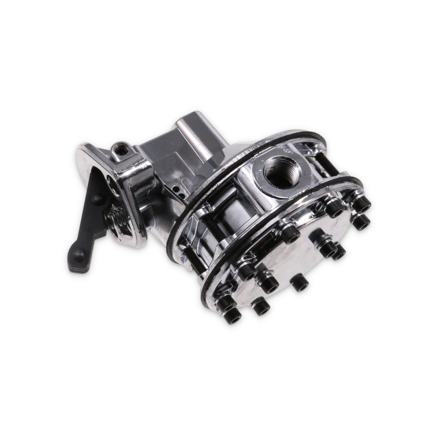 Chevy Small Block 6-Valve 7.5 PSI 110 GPH Mechanical Fuel Pump - Chrome