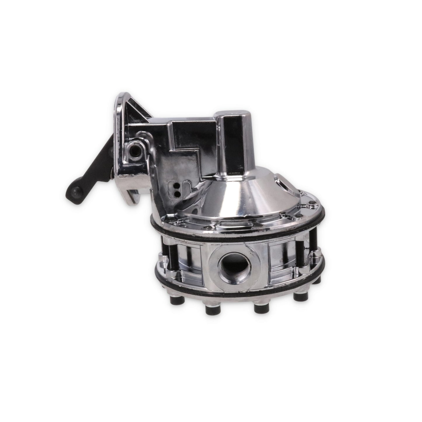 Chevy Small Block 6-Valve 7.5 PSI 110 GPH Mechanical Fuel Pump - Chrome