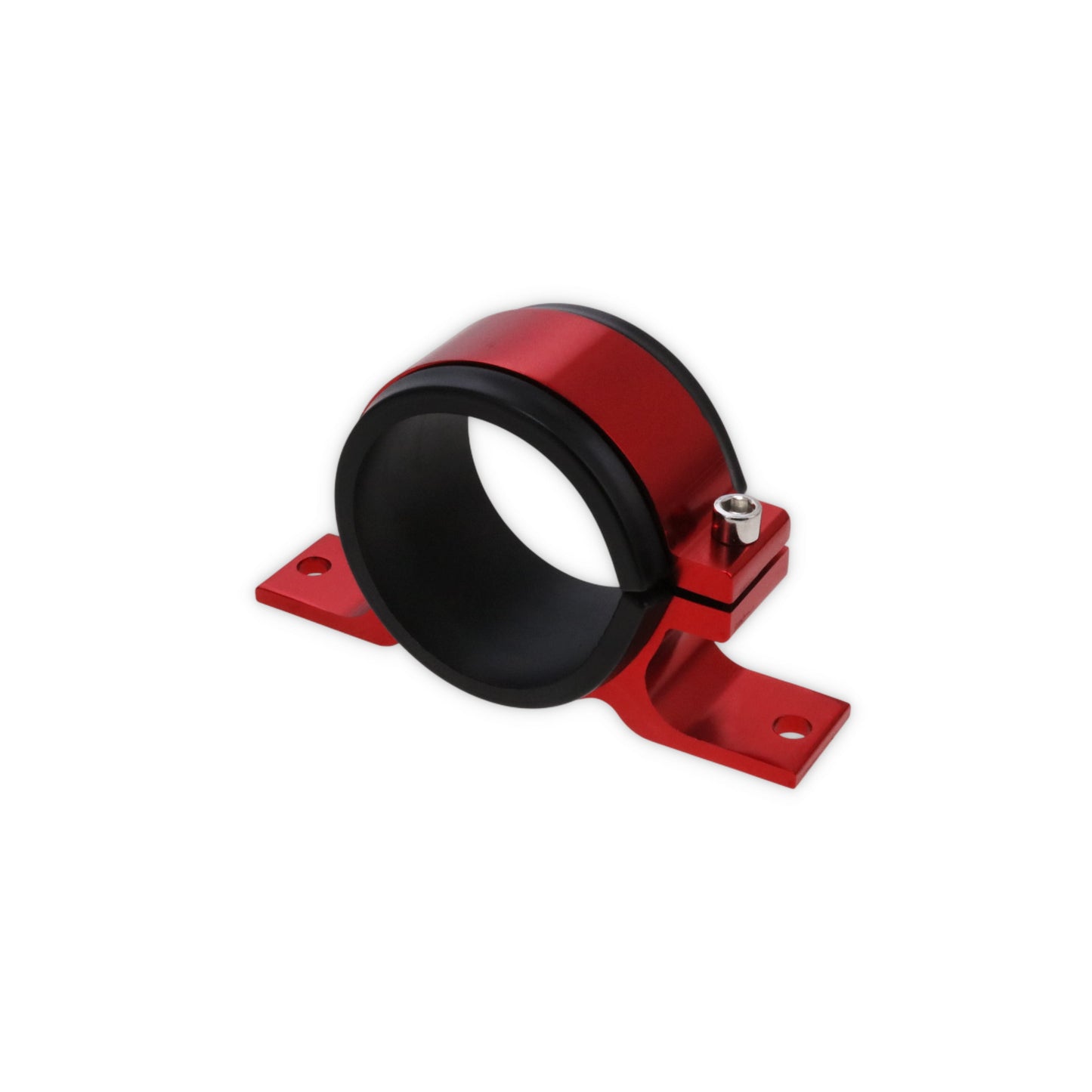 60mm Aluminum Fuel Pump Bracket - Red