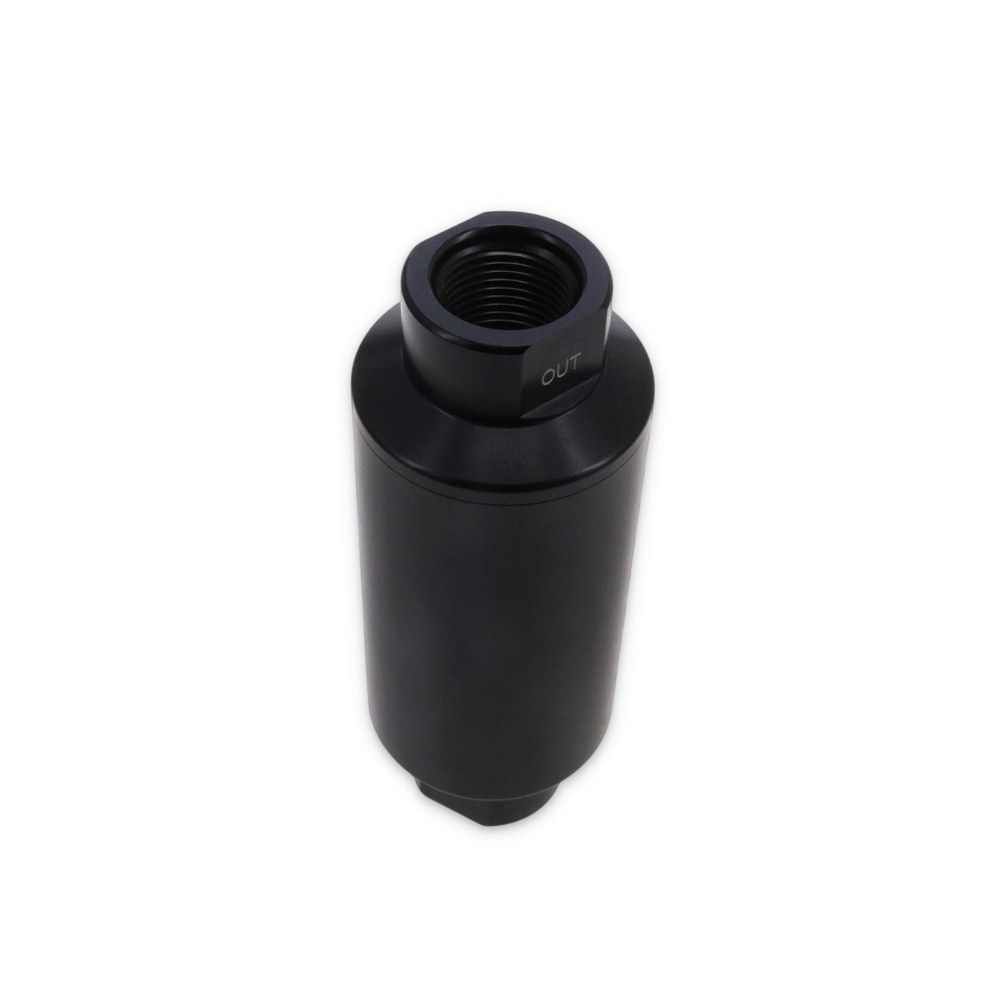 10 Micron Billet Aluminum Fuel Filter - Black