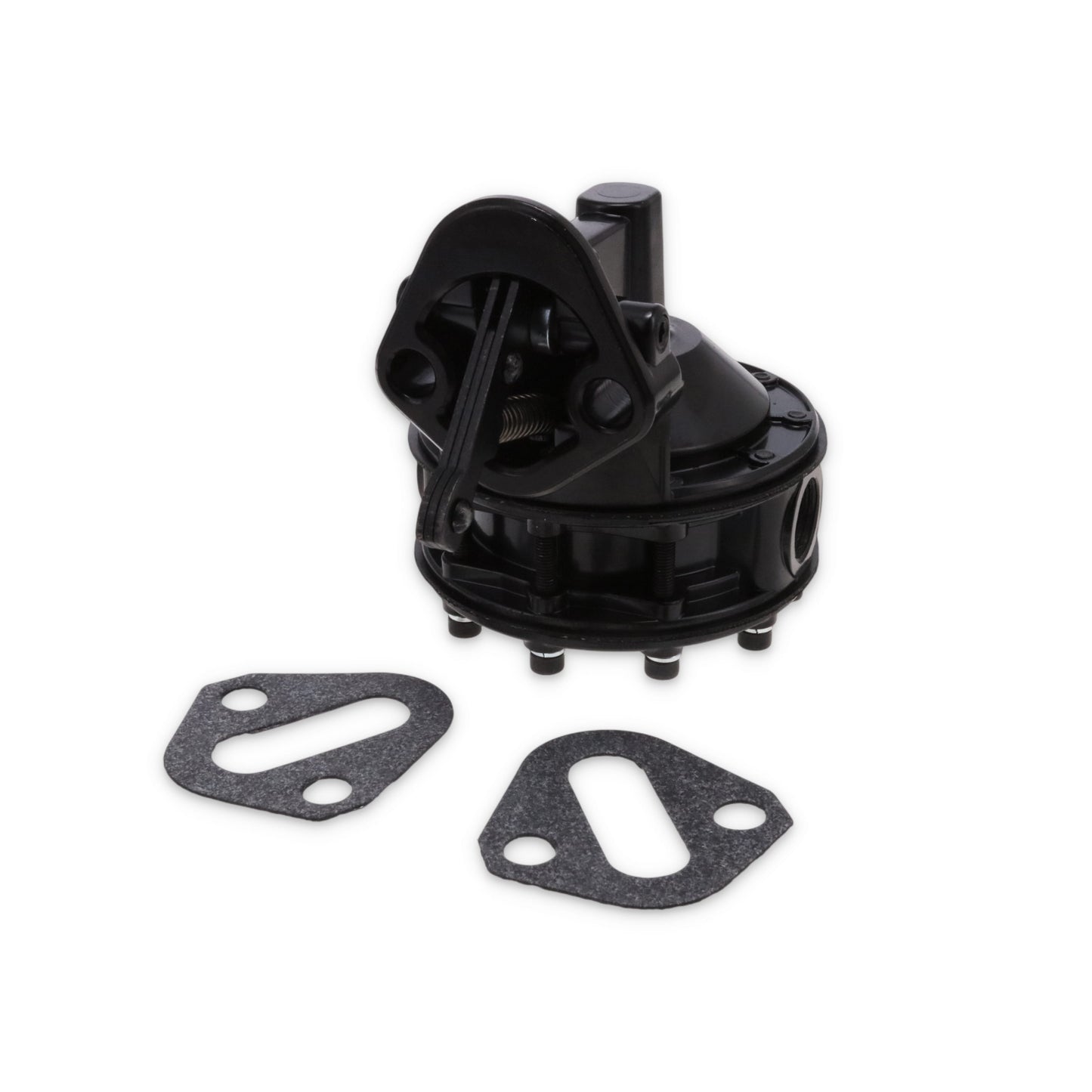 Chevy Small Block V8 (262-400) Six-Valve 130 GPH 12-16 PSI Mechanical Fuel Pump - Black