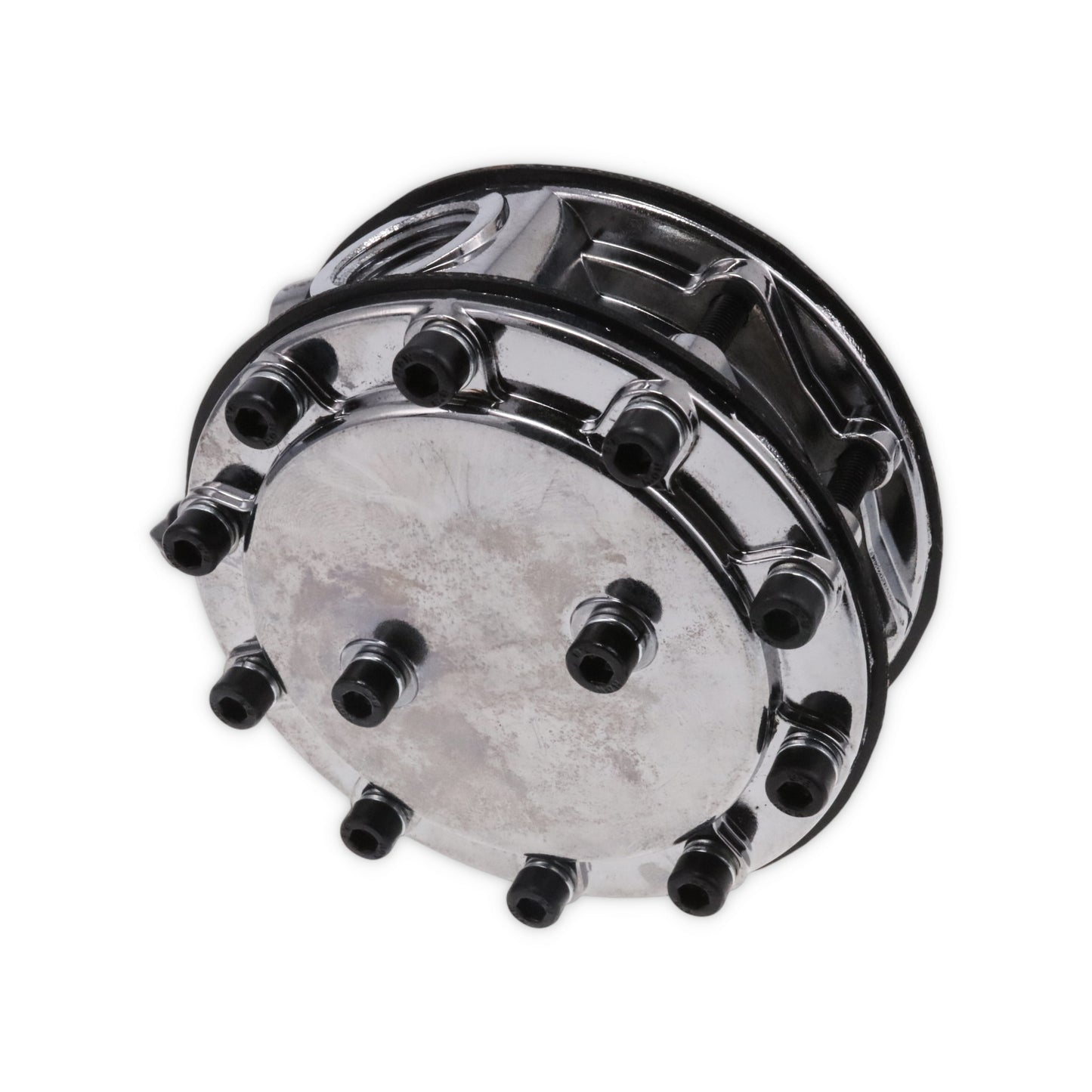 Chevy Small Block V8 (262-400) Six-Valve 130 GPH 12-16 PSI Mechanical Fuel Pump - Chrome