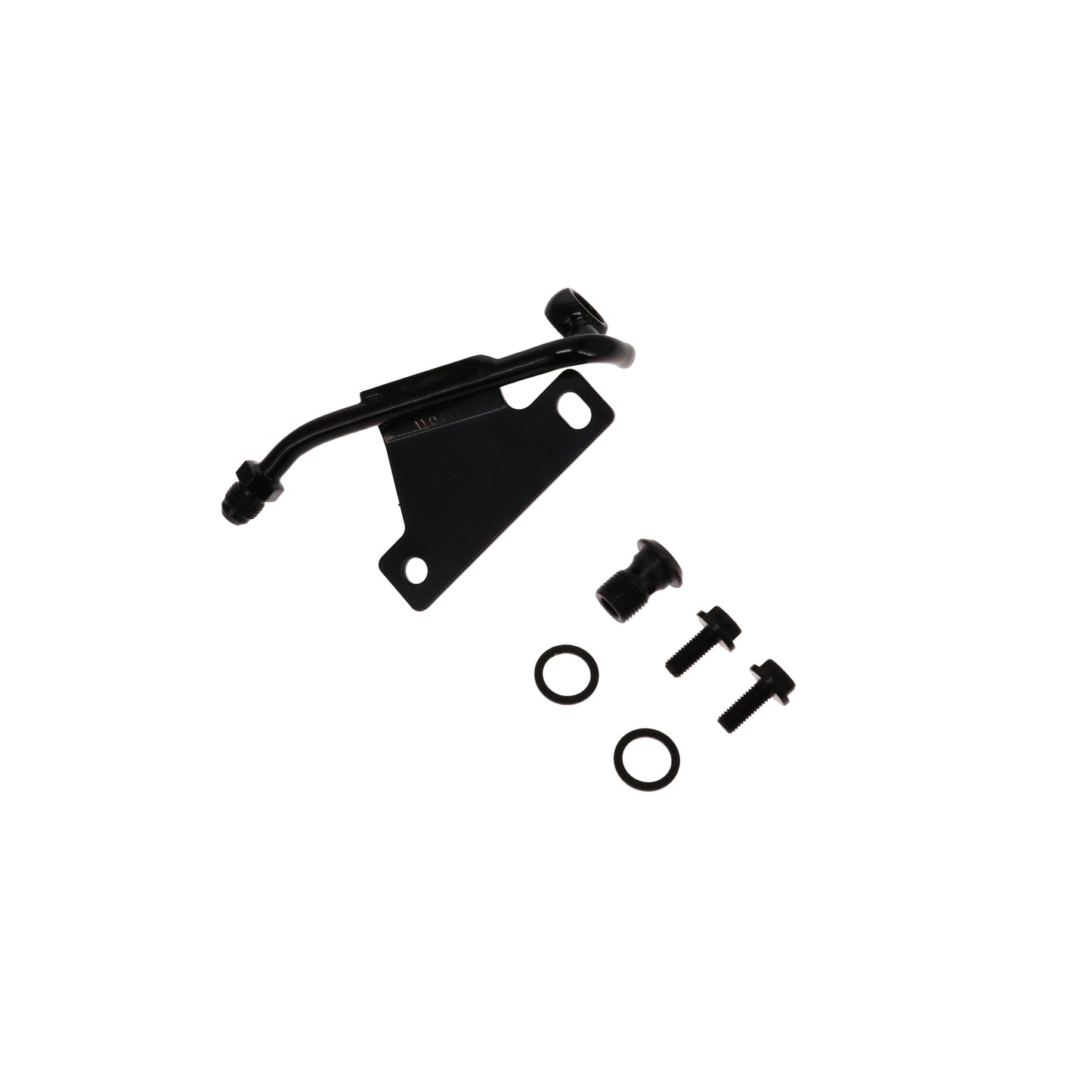 GM Type II Power Steering Pump Low-Mount Hardline - Black