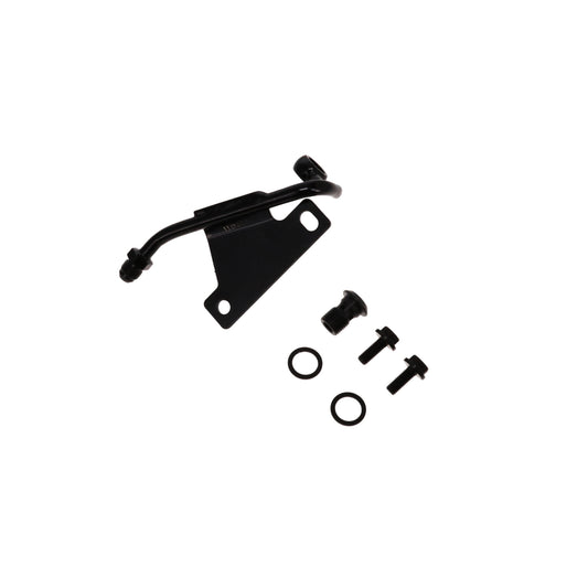 GM Type II Power Steering Pump Low-Mount Hardline - Black
