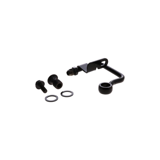 GM Type II Power Steering Pump Mid-Mount Hardline - Black