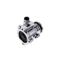 GM Type II Style Power Steering Pump for Integral Reservoir with Pulley Hub - Chrome