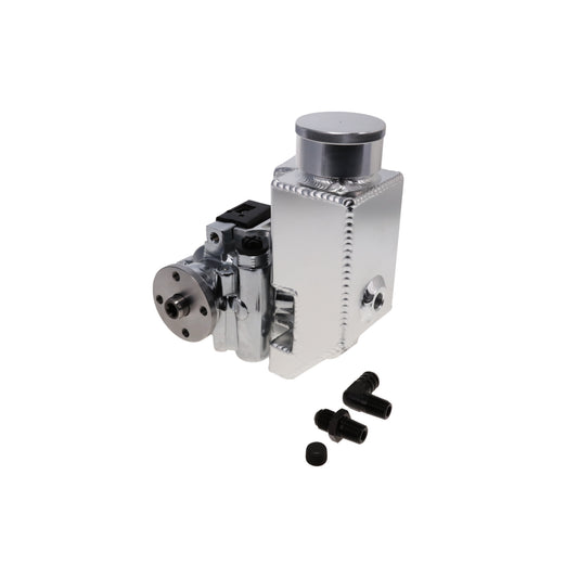 GM Type II Power Steering Pump with Aluminum Reservoir & Hub - Chrome