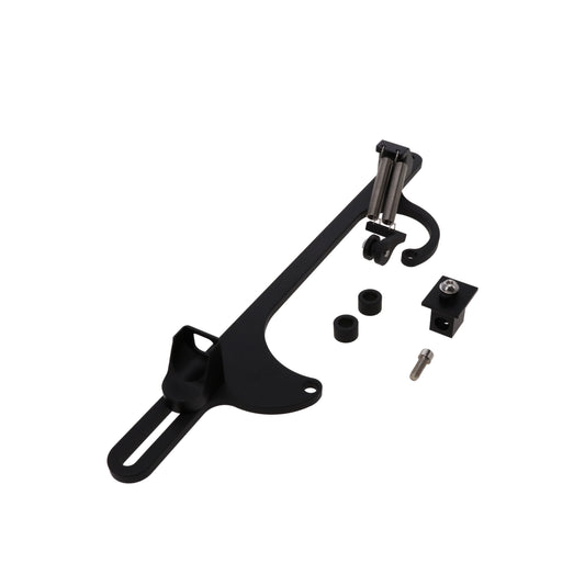 Billet Aluminum Throttle Cable Bracket - Black
