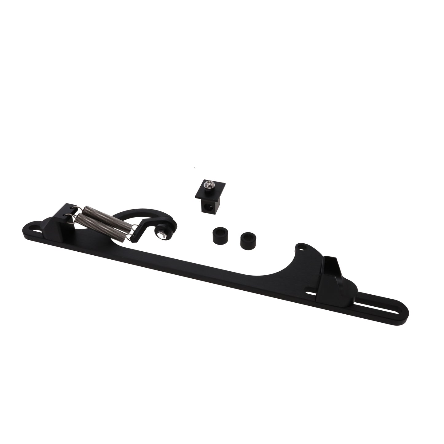 Billet Aluminum Throttle Cable Bracket - Black