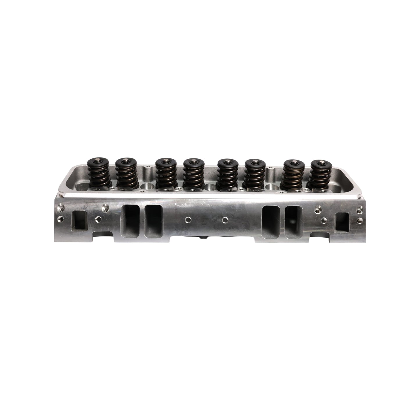 Chevy Small Block Straight Plug Flat Tappet Assembled Aluminum Cylinder Head