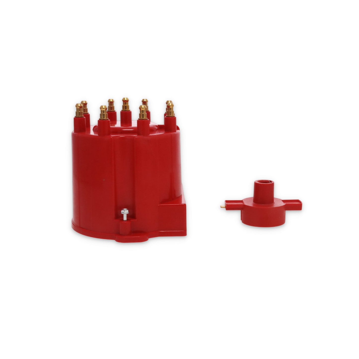 8-Cylinder GM EFI Distributor Cap & Rotor Kit - Red