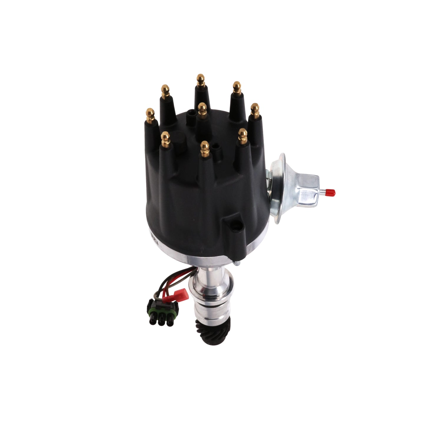 Top Street Performance Oldsmobile V8 Pro Series Ready to Run Distributor - Black - front view