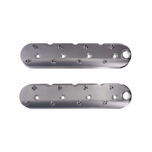 V Series GM LS Billet Aluminum Valve Covers - Natural