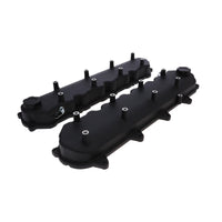 GM LT Cast Aluminum Valve Covers with Coil Mounts - Black