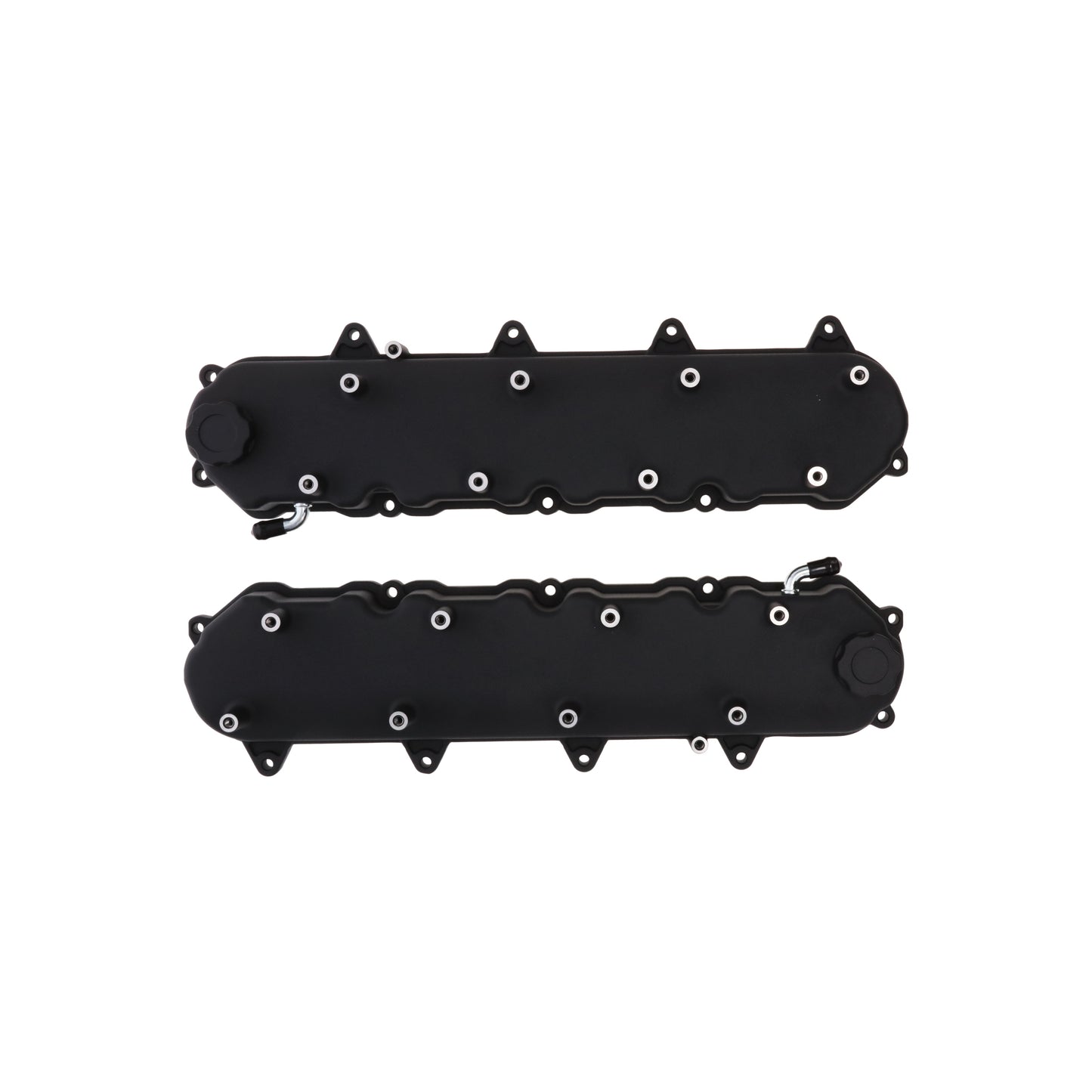 GM LT Cast Aluminum Valve Covers with Coil Mounts - Black
