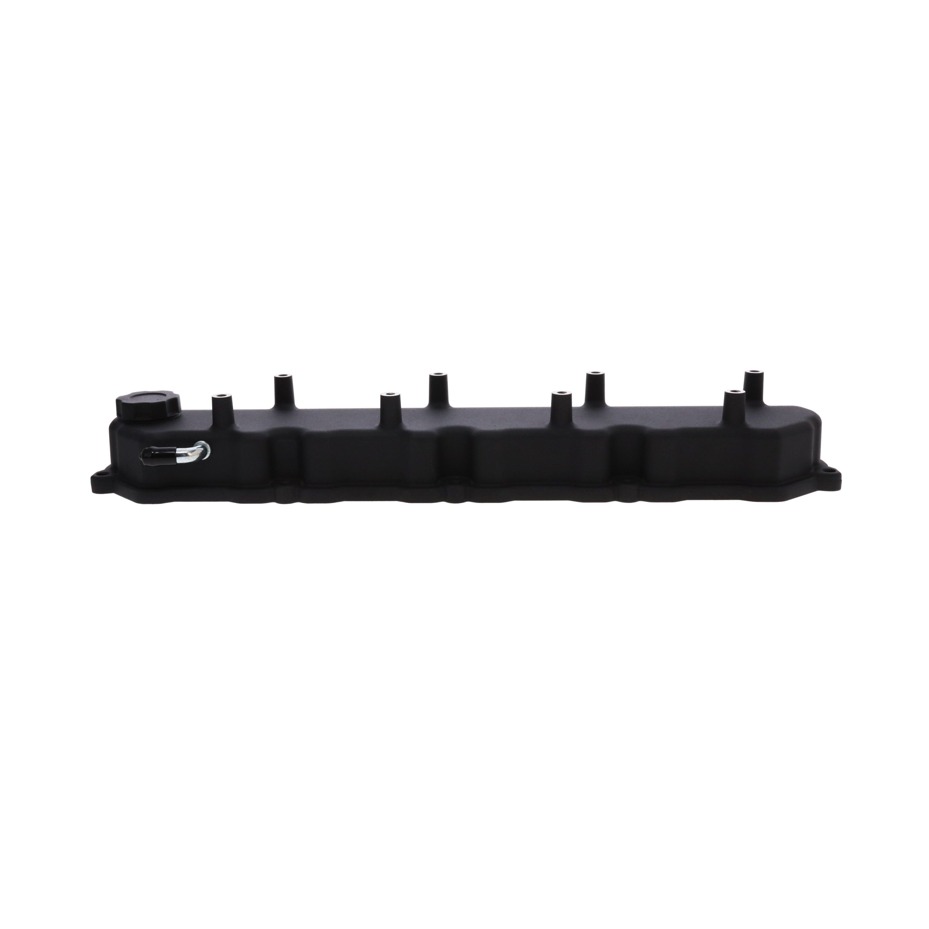 GM LT Cast Aluminum Valve Covers with Coil Mounts - Black – Top