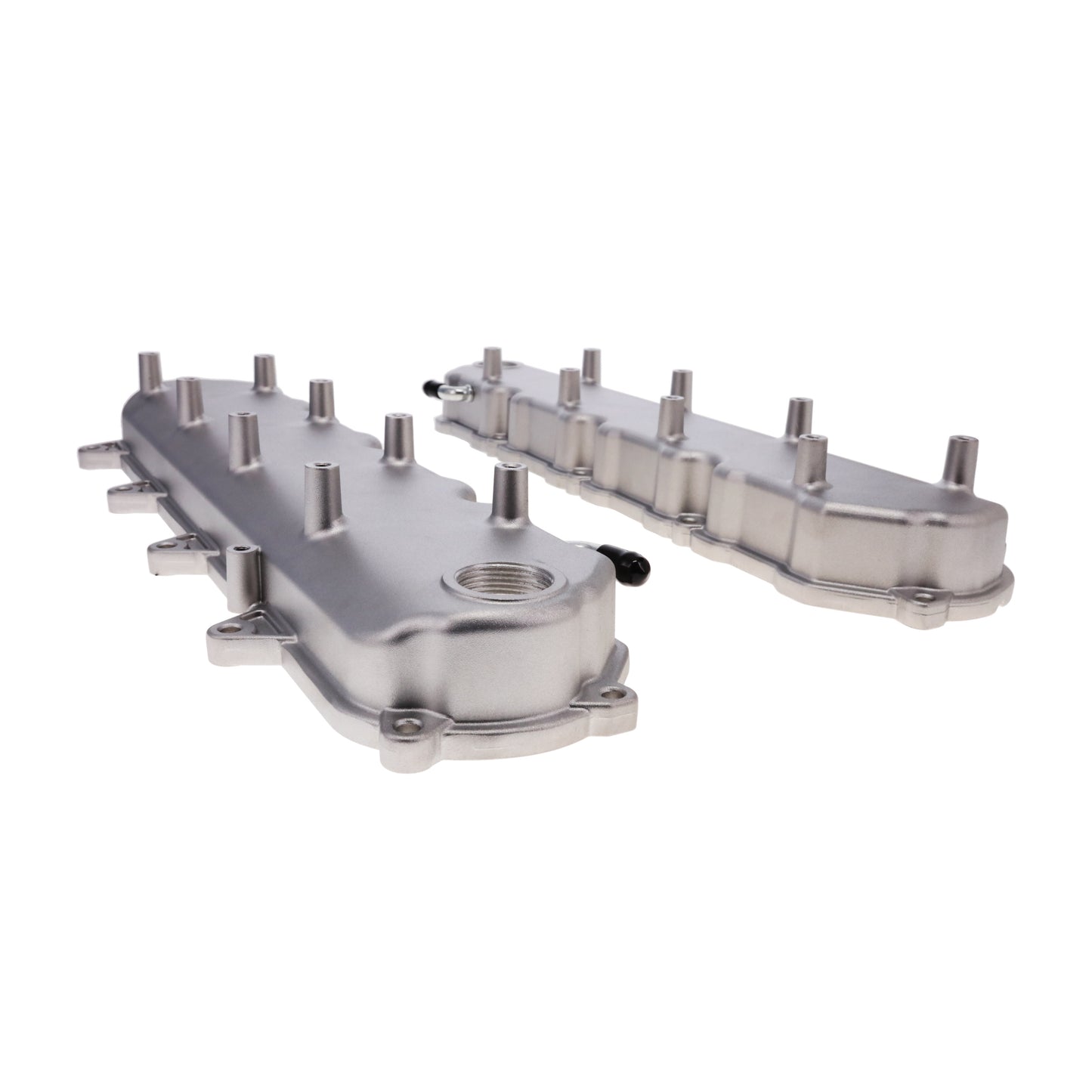 GM LT Cast Aluminum Valve Covers with Coil Mounts - Satin