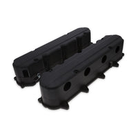 GM LT Smooth Cast Aluminum Valve Covers with Coil Mounts and Covers - Black