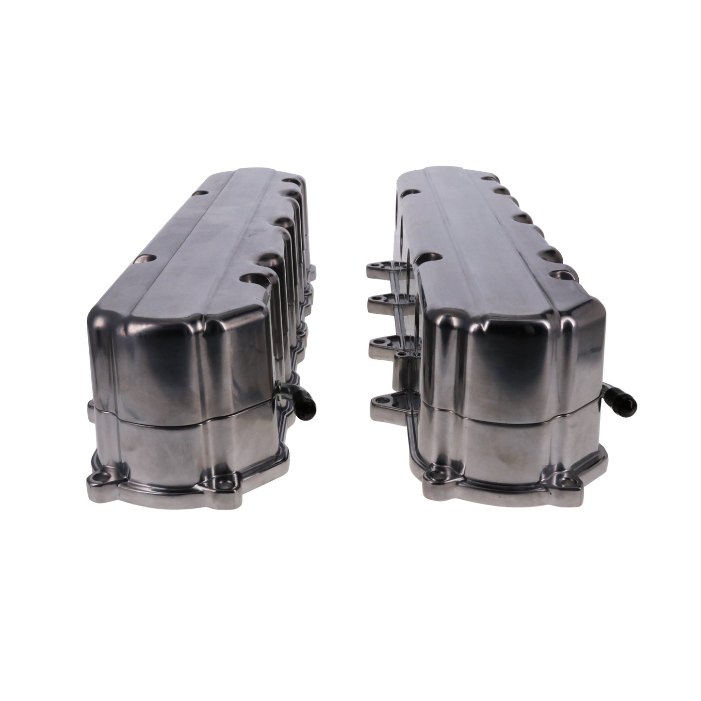 GM LT Smooth Cast Aluminum Valve Covers with Coil Mounts and Covers - Polished