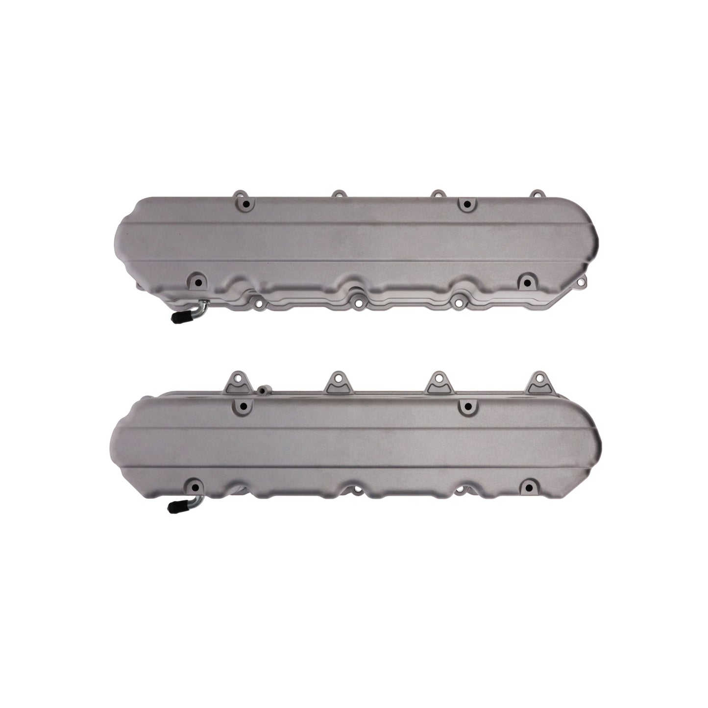 GM LT Smooth Cast Aluminum Valve Covers with Coil Mounts and Covers - Satin