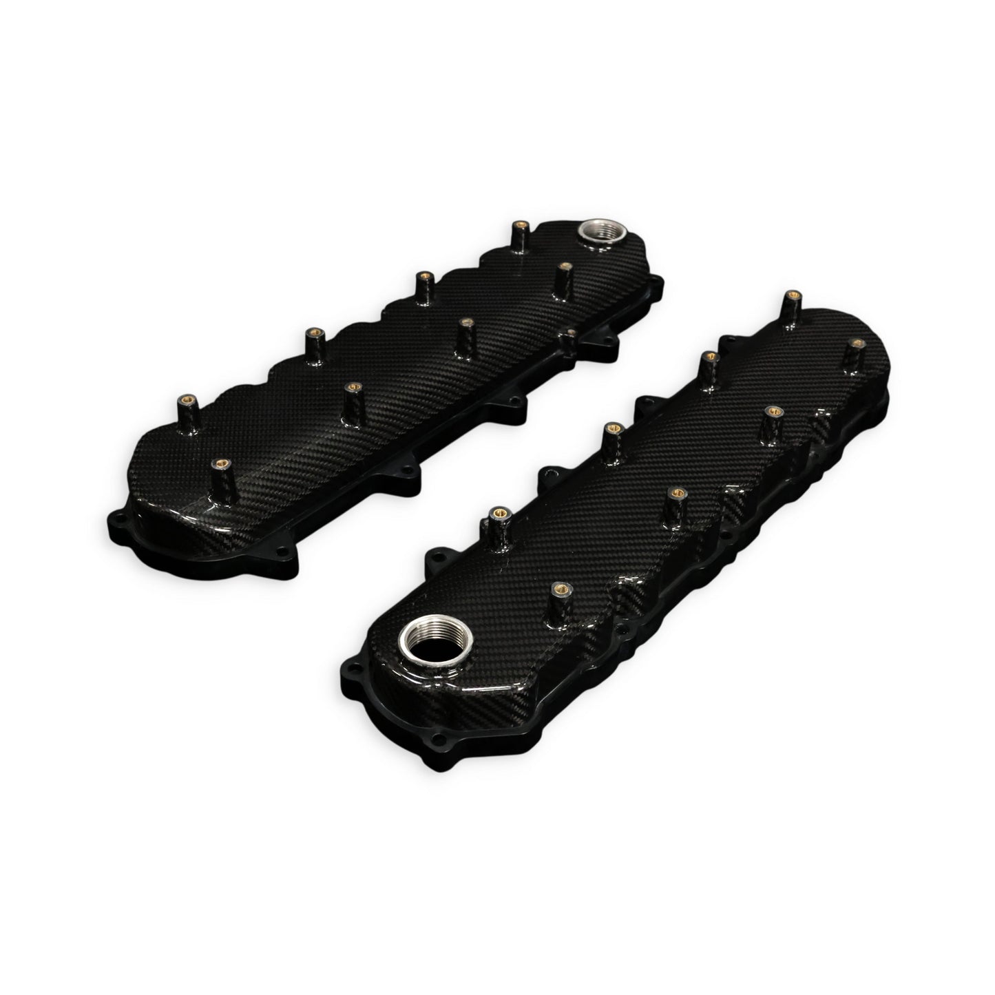 GM LT Black Carbon Fiber Valve Covers