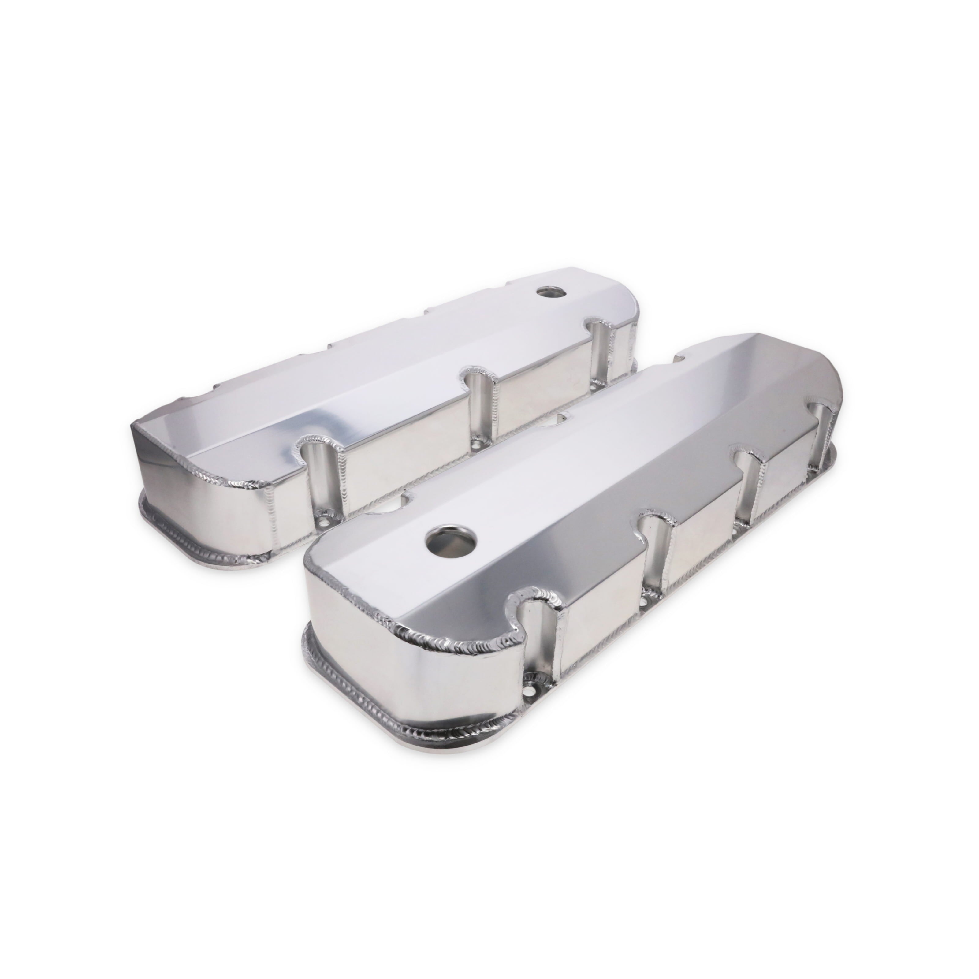 Chevy Big Block Short Bolt Fabricated Aluminum Valve Covers with
