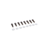 Chevy Big Block Short Bolt Fabricated Aluminum Valve Covers with Breather Holes - Clear Anodized