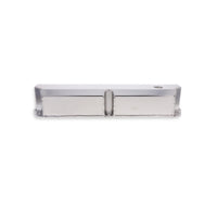 Ford Small Block Short Bolt Fabricated Aluminum Valve Covers with Breather Holes - Clear Anodized