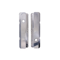 Ford FE Big Block Short Bolt Fabricated Aluminum Valve Covers with Breather Holes - Polished