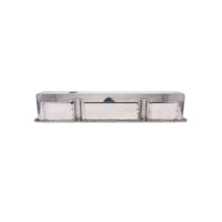 Ford FE Big Block Short Bolt Fabricated Aluminum Valve Covers with Breather Holes - Polished