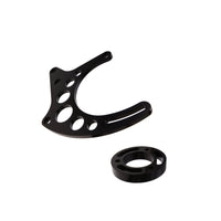 Chevy Small Block Long Water Pump Upgraded Alternator Bracket - Black