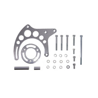 Chevy Small Block Long Water Pump Upgraded Alternator Bracket - Chrome