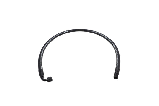 36 in. High Pressure 3/8 in. ID Power Steering Hose with 90 Degree -6AN Male to -6AN Female Fitting