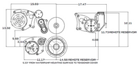 Chevy LS Engine Serpentine Conversion - AC, Power Steering & Alternator - Polished