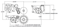 Chevy LS Engine Serpentine Conversion - Alternator Only - Black