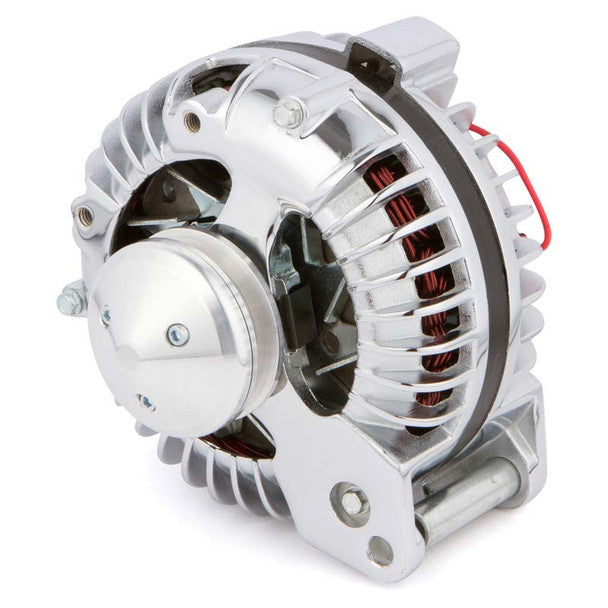 Chrysler 1 Wire Alternator 100 Amp Chrome Plated Serpentine 8-Rib Pulley