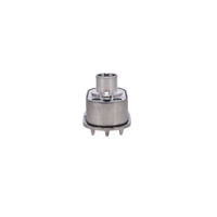 Aluminum Breather Cap, Push-In Oval Finned - Polished