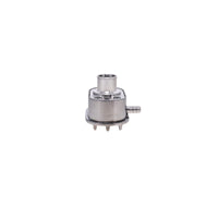 Aluminum Breather Cap, Push-In with Tube Oval Finned - Polished