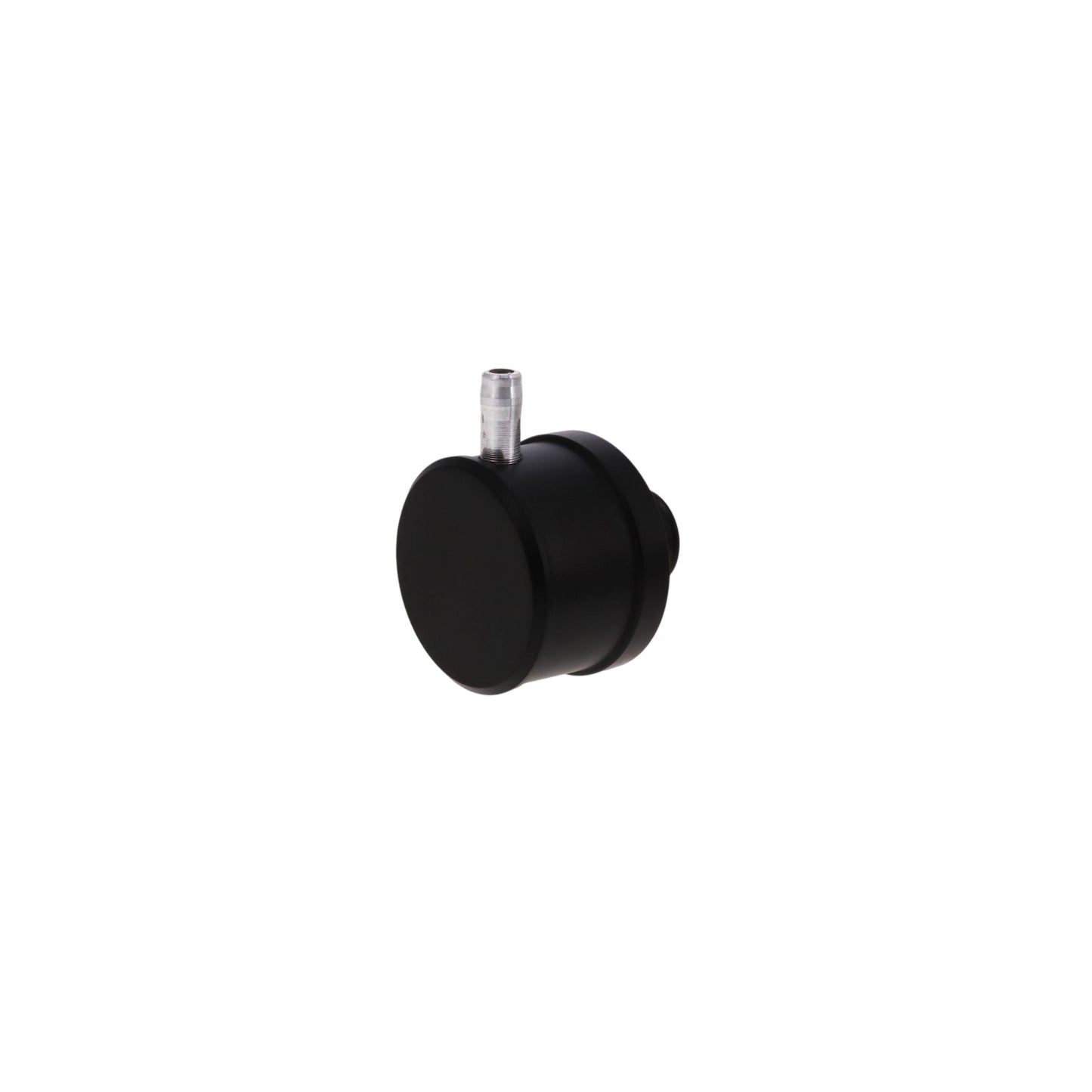 Aluminum Breather Cap, Push-In with Tube Smooth - Black