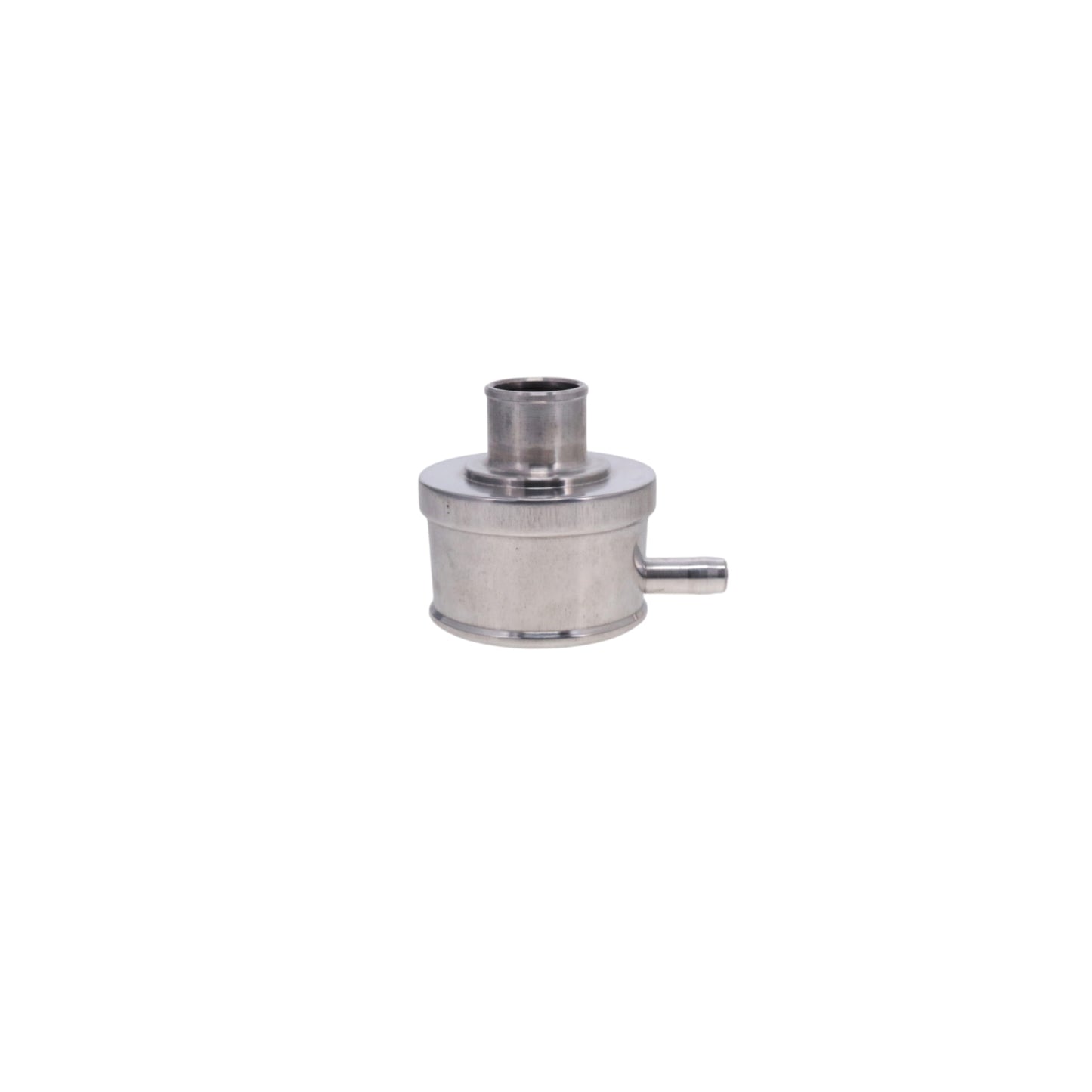 Aluminum Breather Cap, Push-In with Tube Smooth - Polished