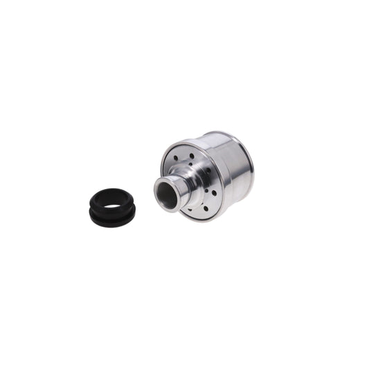 Aluminum  Breather Cap, Push-In Ball-Milled - Polished
