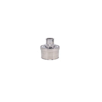 Aluminum  Breather Cap, Push-In Ball-Milled - Polished