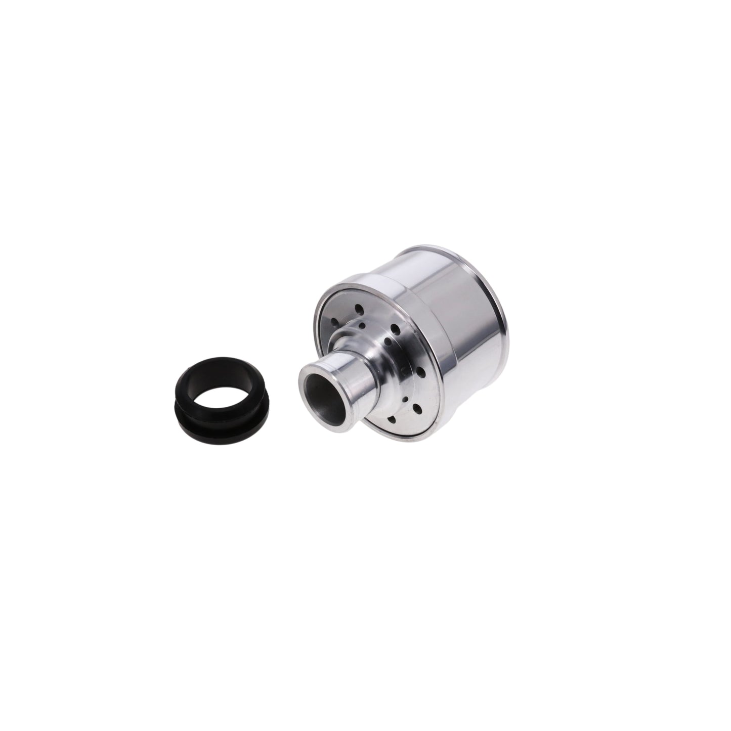 Aluminum Breather Cap, Push-In Smooth - Polished