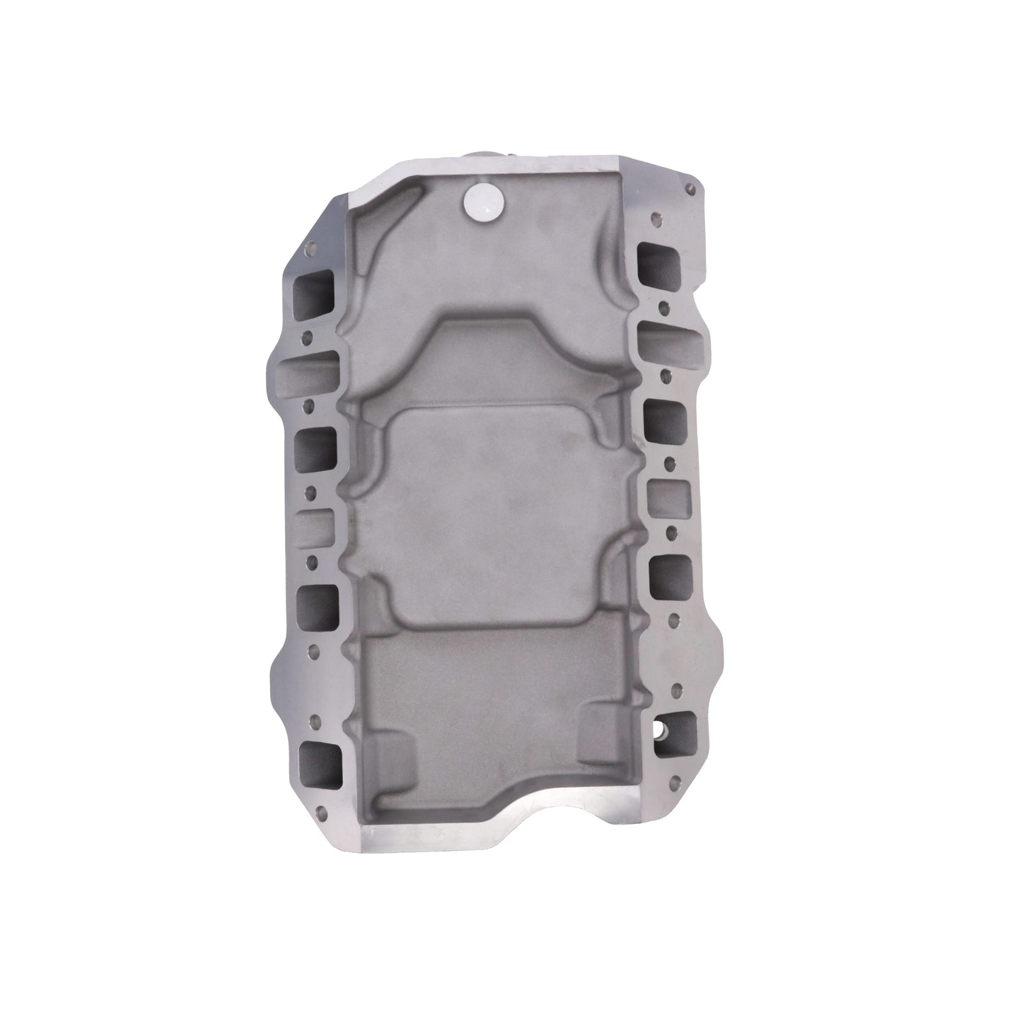 Mopar Plymouth Poly 318 Aluminum Intake Manifold, Dual Plane - Satin