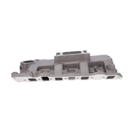 Mopar Plymouth Poly 318 Aluminum Intake Manifold, Dual Plane - Satin
