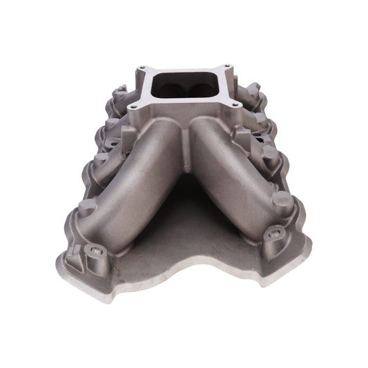 Ford 351 Cleveland 2V/4V Aluminum Intake Manifold, Single Plane, Hi-Rise - Satin