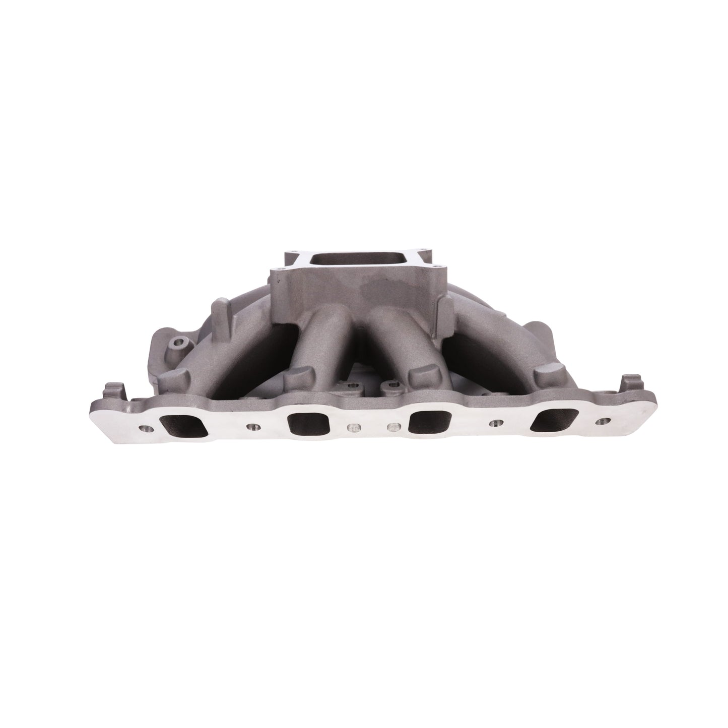 Ford 351 Cleveland 2V/4V Aluminum Intake Manifold, Single Plane, Hi-Rise - Satin